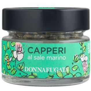 Capers with sea salt in a 100 gram jar - Donnafugata