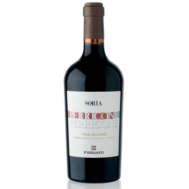 Soria Perricone Sicilian red wine from the Firriato winery