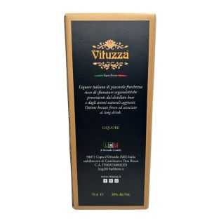 Vituzza with case- Brandy-based liqueur flavored with verdello and mint