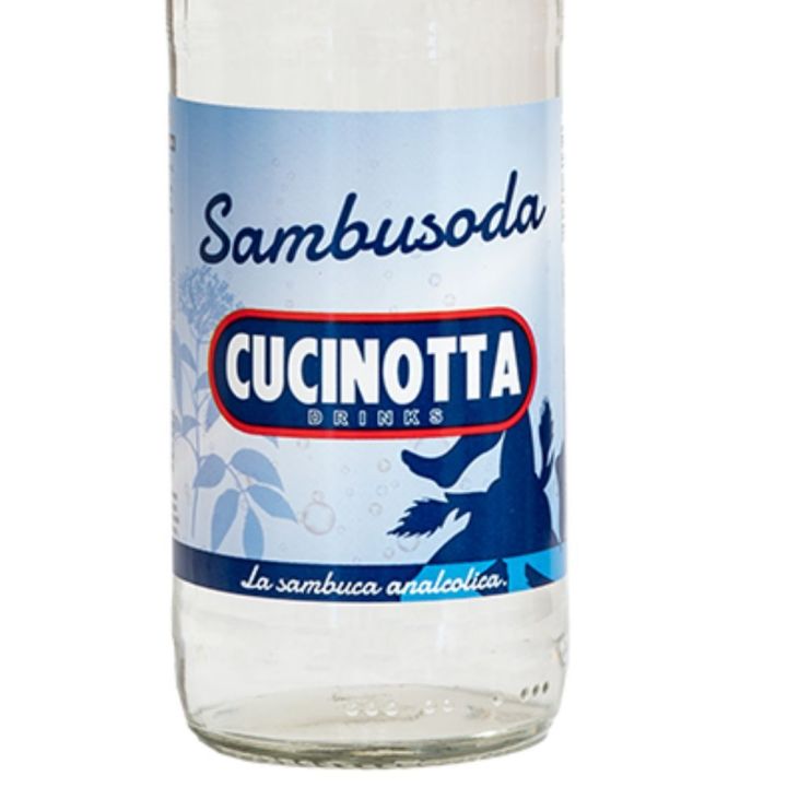 Sambusoda bevanda analcolica Siciliana al Sambuco - Cucinotta Drinks