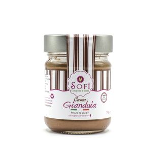 Gianduia spreadable cream with Sicilian hazelnuts - 190 gr