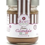 Gianduia chocolate sweet spreadable cream in a 190 gram jar