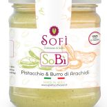 Sweet spreadable cream with Pistachio and Peanut Butter