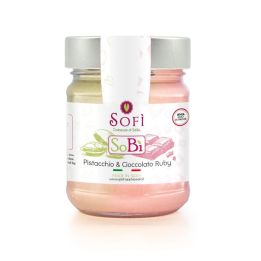 Sweet Pistachio spreadable cream with Ruby Chocolate