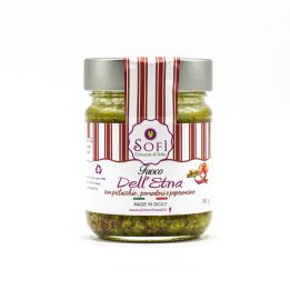 Sofi's Pesto Fuoco dell'Etna, with pistachios, chilli pepper and dried tomatoes