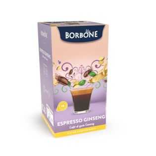 Bourbon Ginseng Coffee - 18 Compostable Pods - ESE 44 mm Paper Filter