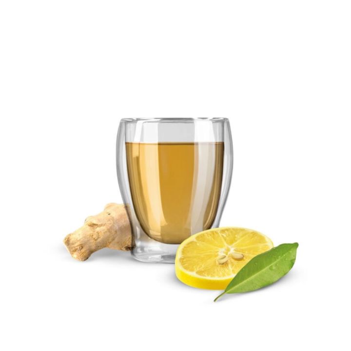 Ginger herbal tea with lemon in pods - Borbone Compostable Pods