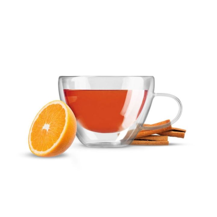 Herbal tea with orange and cinnamon in pods - Borbone Compostable Pods