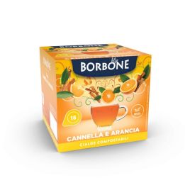 Herbal tea with orange and cinnamon in pods - Borbone Compostable Pods