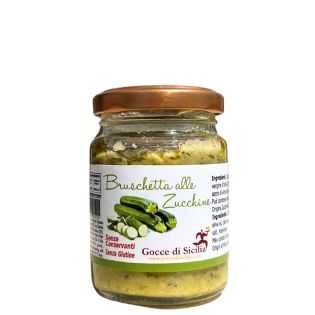 Bruschetta alle zucchine siciliana di gocce di sicilia
