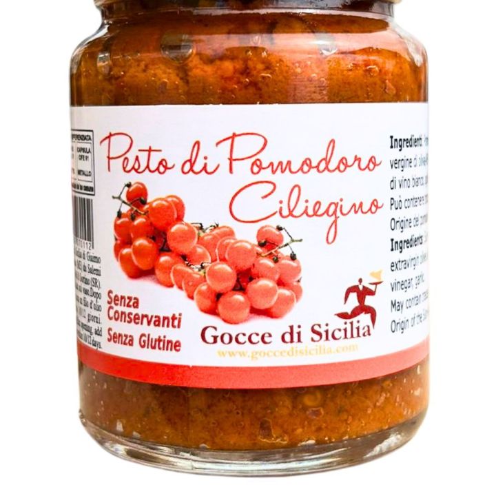 Pesto pronto di pomodoro ciliegino