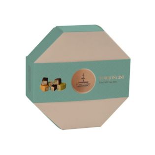 Octagonal box of 250 g of soft Fiasconaro Torroncini