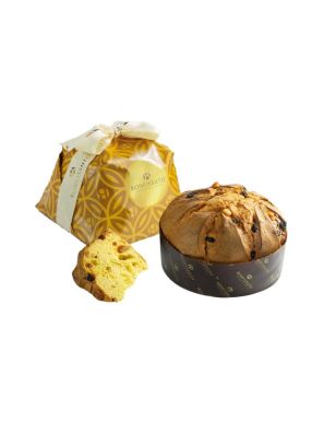 Traditional Sicilian Panettone with candied oranges and raisins - Pasticceria Bonfissuto