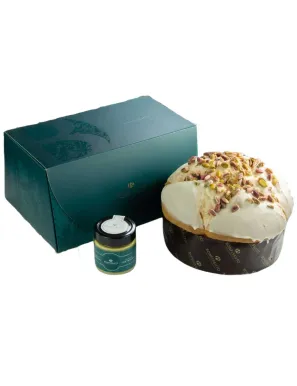 Artisan Sicilian Panettone with Pistachio 1 kg - Pasticceria Bonfissuto