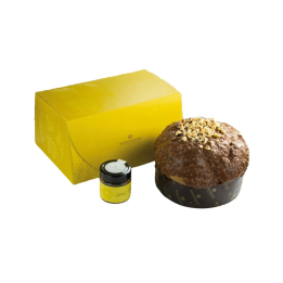 Artisanal Sicilian Hazelnut Panettone 1 kg - Pasticceria Bonfissuto