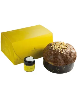 Artisanal Sicilian Hazelnut Panettone 1 kg - Pasticceria Bonfissuto