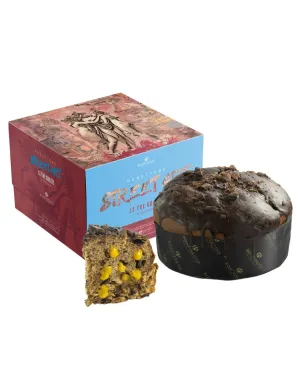 Street Art Artisan Panettone with Chocolate and Zabaglione - Pasticceria Bonfissuto
