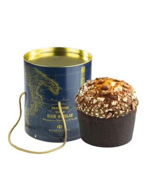 Panettone from the Two Sicilies with Mandarins, Melannurca Campana and Sicilian Almonds - Pasticceria Bonfissuto