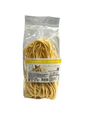 Sicilian Tagliolini al Limone handmade in 250 gram bag