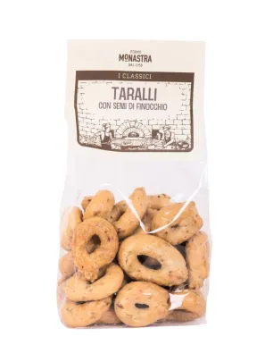 Handmade Taralli in Sicily with Fennel Seeds - 220 grams