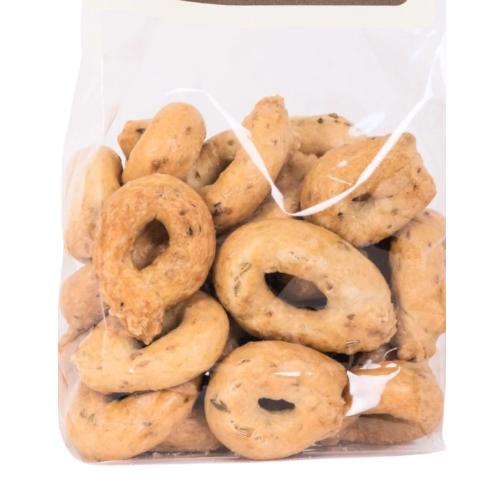 Handmade Taralli in Sicily with Fennel Seeds - 220 grams