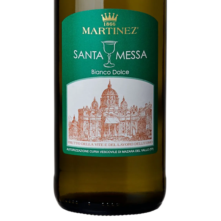 Vino Liturgico Santa Messa Bianco Dolce - Martinez