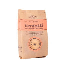 Biscuits "Benfatti" - biscuits with chocolate and spelled flour