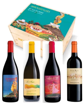 Sicilia da bere Donnafugata decorated wooden box