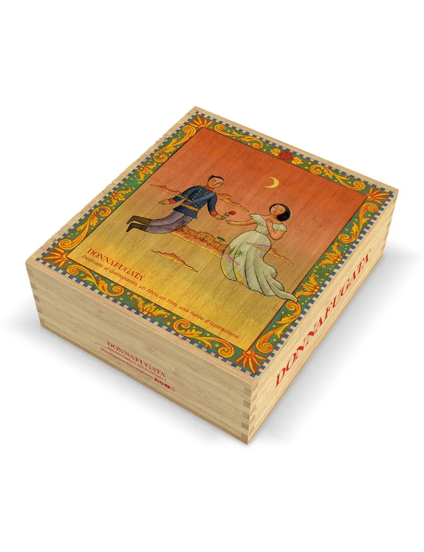 Author's Portrait - Wooden Case with 3 Donnafugata Reds