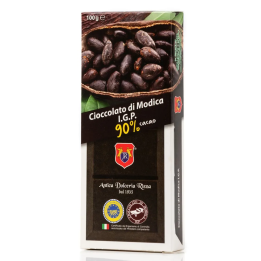 Cioccolato di Modica I.G.P. con il 90% di Cacao