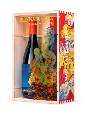 Etna Nuove Espressioni elegant gift box with Donnafugata wines