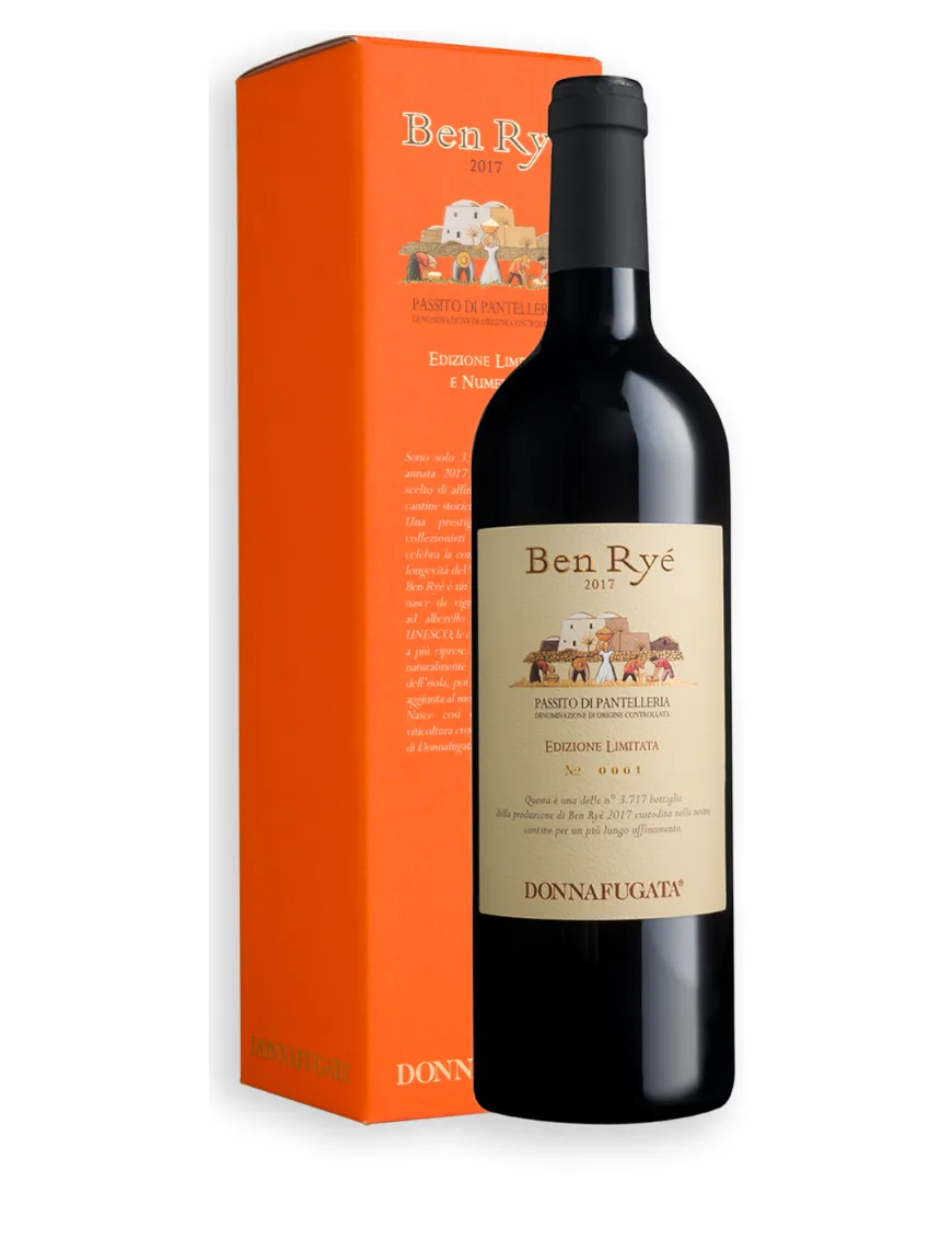 Ben Ryé 2017 Limited Edition of the Passito di Pantelleria Doc Donnafugata Ben Ryé 2017 Limited Edition of the Passito di Pantelleria Doc Donnafugata