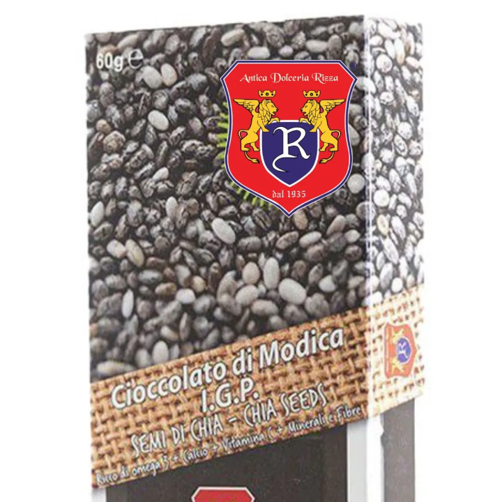 Discover the exclusive Modica Chocolate I.G.P. with Chia Seeds
