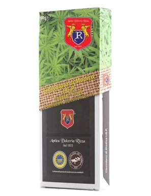 Modica I.G.P. Chocolate with Hemp and Whole Seeds on Gocce di Sicilia