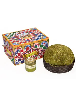 Sicilian Panettone with Pistachio spread cream - Scyavuru
