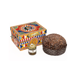 Sicilian Chocolate Panettone with IGP Modica Chocolate spread cream - Scyavuru
