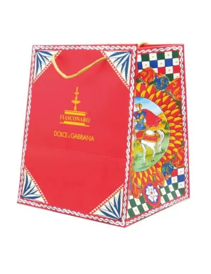 Panettone with two chocolates of 500 grams of Fiasconaro signed Dolce&Gabbana