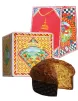 Traditional and delicious cake with Sicilian Citrus fruits and Saffron in a tin By D&G. - 1kg