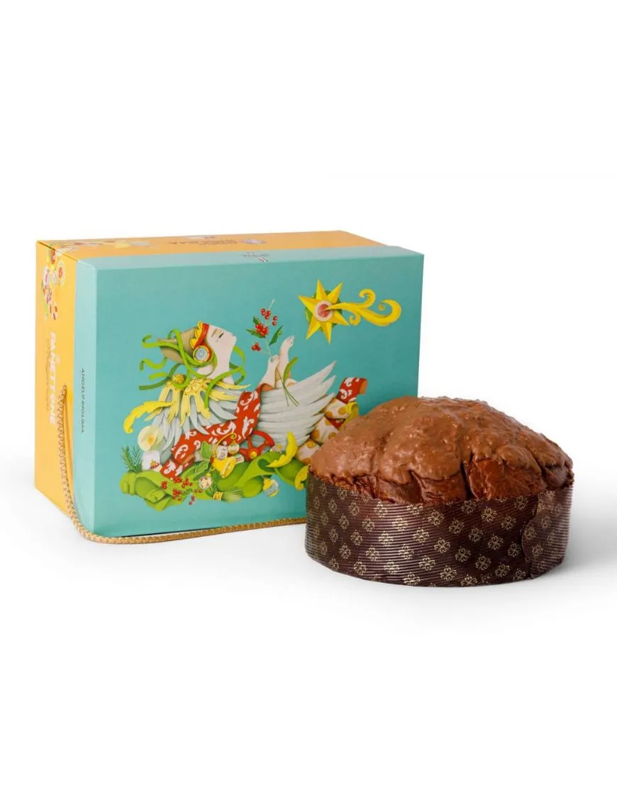 panettone al caffè con scatola elegante panettone al caffè con scatola elegante