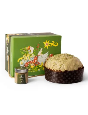 Artisan Panettone with Pistachio  by Inglima pastry shop