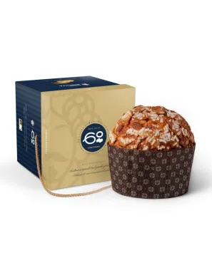 panettone tradizionale con scatola elegante