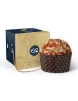 panettone tradizionale con scatola elegante