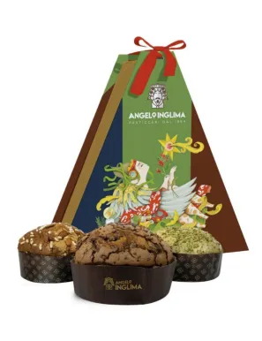 Trio of Panettone in Limited Edition from Pasticceria Angelo Inglima