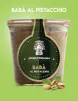 The soft dough of the traditional jar-cooked baba with Pistachio - Inglima