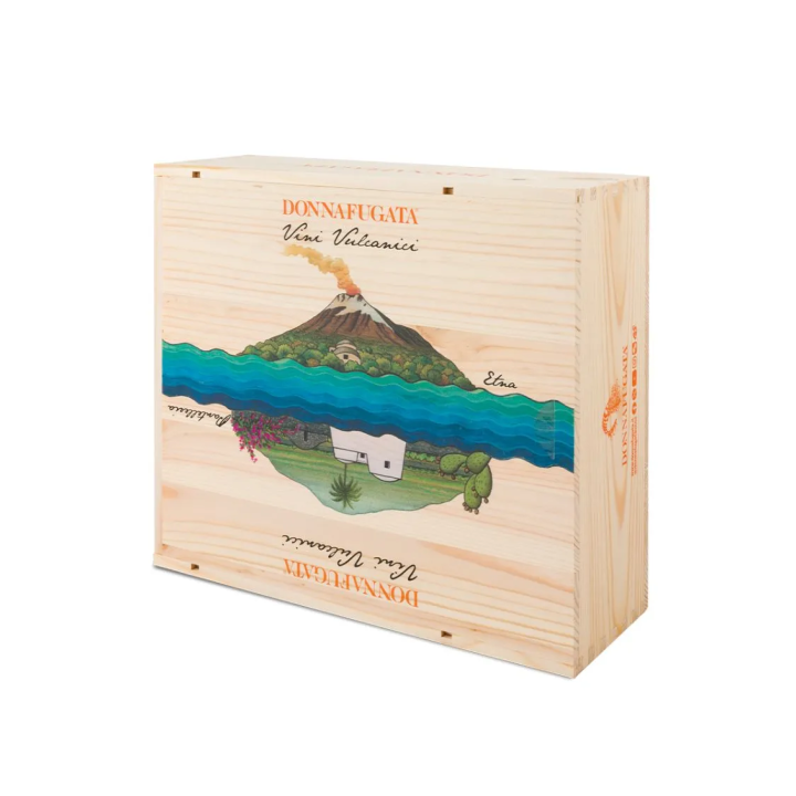 Vulcanic Wines by Donnafugata, an elegant wooden box