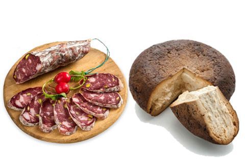 Online sale of typical Sicilian cured meats and cheeses
