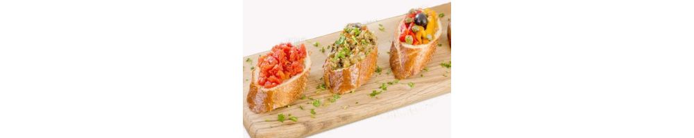 Condimenti per bruschette siciliane