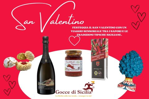 Festeggia il San Valentino con un viaggio sensoriale tra i sapori e le tradizioni tipiche siciliane.