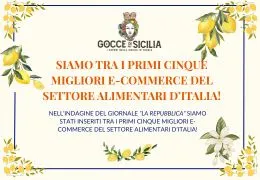 Siamo tra i primi cinque migliori e-commerce alimentari d’Italia, secondo La Repubblica