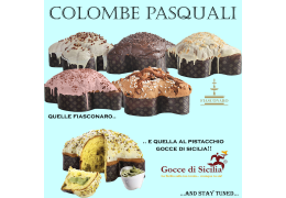 Arrivano le Colombe Pasquali da Gocce di Sicilia